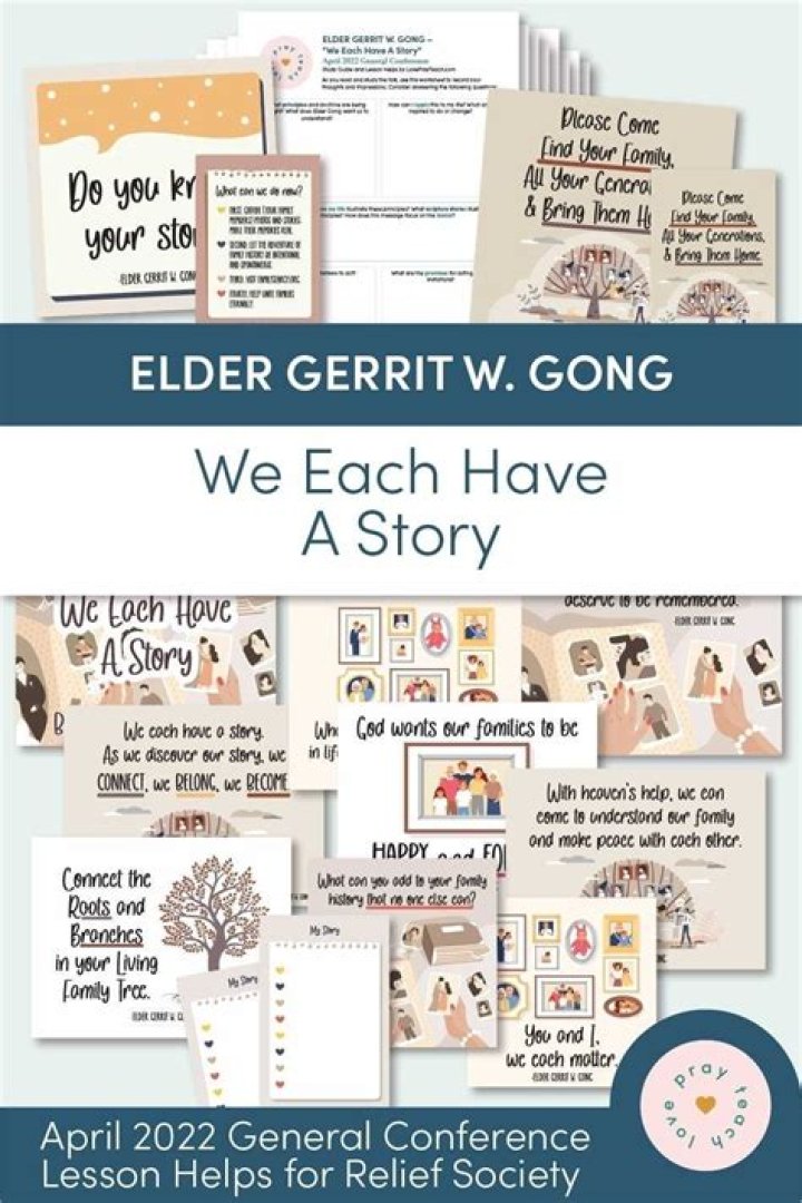 Elder Gerrit W. Gong: ‘We Each Have a Story’