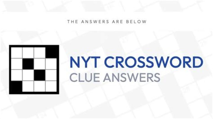 [Ignore that edit] Crossword Clue NYT
