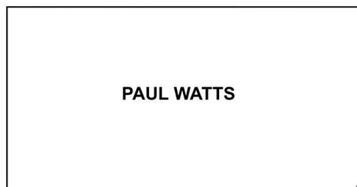 Paul Watts Obituary, A Cherished Soul Has Died