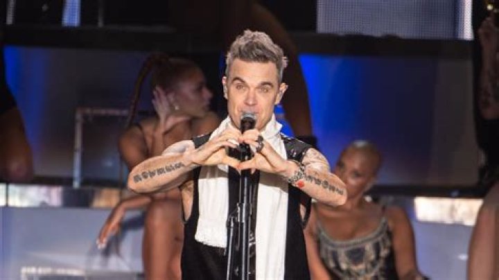 Robbie Williams’ boob flashers revealed